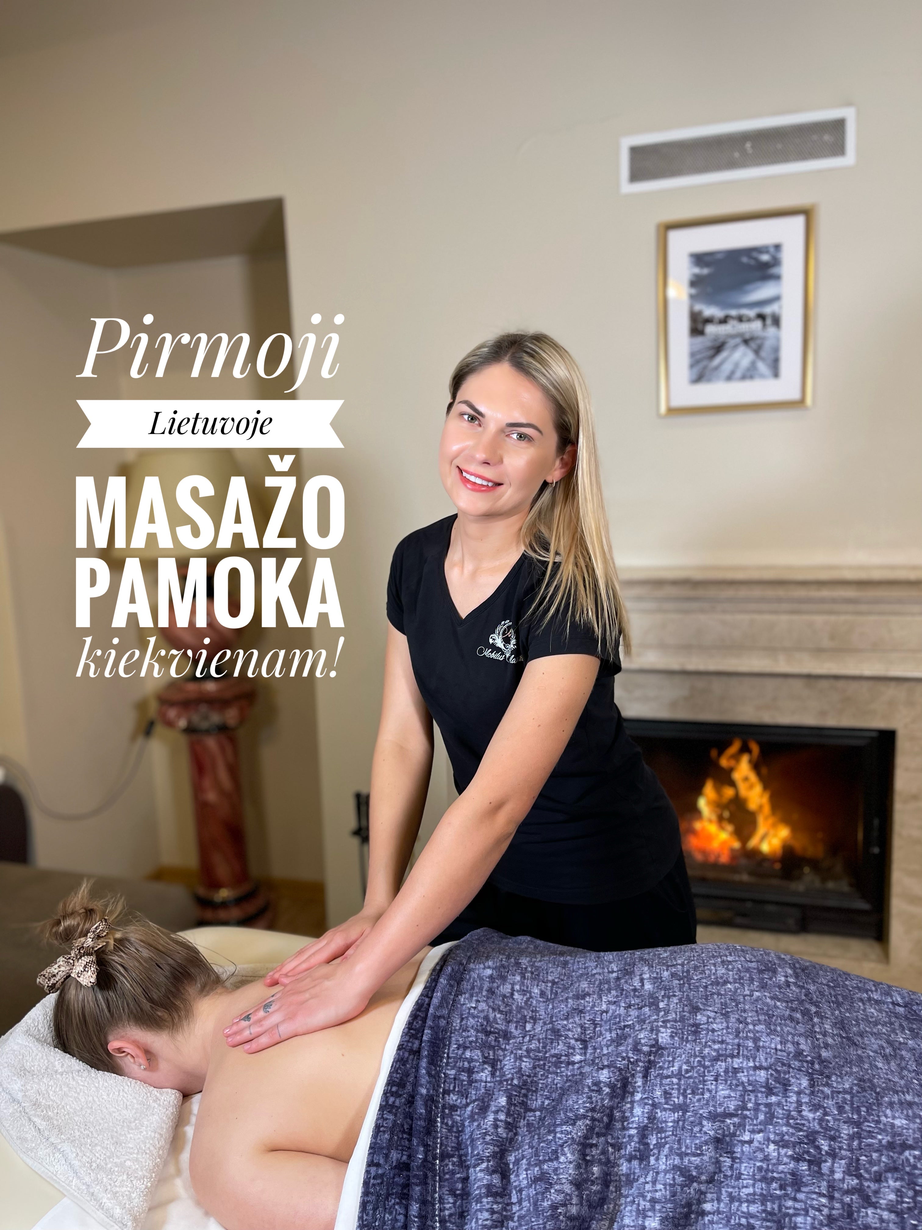 Masažo Pamoka Kiekvienam - Mobilus Masažas